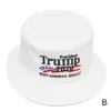 Cappello Trump 2020 Cappello ricamato a secchiello Mantieni l'America Grandi cappelli Trump Cap Presidente repubblicano USA Cappello da pescatore a tesa larga LJJA3589-72