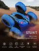 Uzaktan kumanda yanıp sönen çift taraflı stunt flip 360 derece şarj edilebilir araba rulo araba çocuk oyuncakları