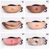 Funny Dad Bag Dad Bod Waist Bags Novelty Beer Fat Hairy Belly Fanny Zipper Pack Bags 10 Styles zhao7293471