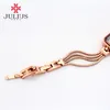 Julius Rectangle Senaste damer Watches 7mm Ultra Thin Famous Brand Designer Watch Copper Armband Rose Gold Silver 2017 JA-716265S