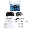 JJRC H36 Mini 2.4G 4CH 6AXIS GYRO HEADLESS MODO RC Quadcopter RTF Cinza escuro - Três Baterias