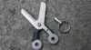 Outdoor Rvs Sleutelhanger Mini Survival Spring EDC Scissors Pocket Tool