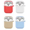 Per auricolari iPhone Airpods 2 Custodia in silicone Portachiavi con gancio Custodie AirPod 2 Airpod2 Cuffie wireless Bluetooth anti smarrimento mano Prote2263975