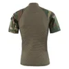 Men Summer Outdoor wandelen Camping T -shirts Tactical Army Green Sport Tees Short Sleeve Camouflage T -shirts 87569786015701