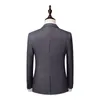 Homens ternos homens de negócios casuais blazer com calças e colete Slim-Fit listrado terno casamento banquete formal terno vestido