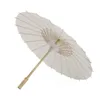 Weißbuch-Regenschirm-chinesisches Mini-Handwerk Braut-Hochzeits-Sonnenschirme 20-60cm Bambus-Griff-Papierschirme