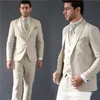 Новый стильный дизайн одна кнопка жених смокинги пик отворотом женихов Лучшие мужские костюмы свадебные костюмы (куртка + брюки + жилет + галстук) XF223