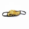 Pailletten Club Gesichtsmaske Waschbar Wiederverwendbare Bling Bling Pailletten Schutzmaske PM2.5 Staubdichte Mundmasken LJJK2360