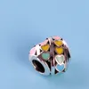 Wholesale- Glanz Charme Perlen für Pandora Schmuck mit original Box 925 Sterling Silber DIY Armband Perlen Mode Geburtstagsgeschenk