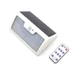 LED-Solarlampe, 40 LEDs, 800 lm, IP65, wasserdicht, 6 Modi, Bewegungsmelder, Sicherheitsleuchte mit Fernbedienung