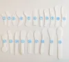 Mini Plastic Spoons Facial Mask Stick DIY Masks Cream Spatula Spoon Multi Design Plastic Disposable Cosmetic Tools Multi Purpose