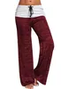 Damskie spodnie do jogi Stretch wygodne miękkie flary Szerokie nogi Trening legging Patchwork Boot Cut Spodnie KKA7841