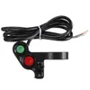 Motocicleta Atv pit bike chifre luzes sinais de volta botão interruptor Onoff