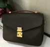 Wysokiej jakości luksusowe projektanci torebki torebki Kobiety Torebka Messenger Duża monogram Metis Tote S-lock na ramię w torbie crossbody crossbody