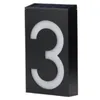 Wodoodporna cyfrowa Drzwi Light Solar House Number Sign 6 LED do ściany ogrodowej