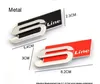 3D Metalen S Line Sline Auto Stickers Voor Audi A1 A3 A4 B6 B8 B5 B7 A5 A6 C5 auto embleem