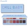 CMAADU 14 Farbe nackt leuchtend Lidschatten Palette Make -up Glitzer Pigment Rauchiger Lidschatten pallete wasserdichte Kosmetik5545354