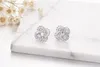 Luxury Pave Full 5a CZ 925 Silver Multicolor Originalità Originalità Orecchini per orecchini per le donne Regalo di gioielli di viaggio di nozze