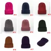 Winter Women Knitted Hat Warm Pom Pom big Fur ball Wool Hat Ladies Skull Beanie Solid Crochet Ski Outdoor Skull Caps