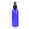 100 ml plastsprayflaska Runda axelfyllningsbara sprayflaskor för rengöring av parfymer Kosmetika Förpackning Rengöringsvätskor