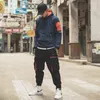 Ön Büyük Cep Kazak Ceketler Erkekler 2017 Sonbahar Yarım Fermuar Hoodie Ceket Erkek Hip Hop Rahat Rüzgarlık Ceket Streetwear JL04