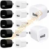 ホワイトブラック5V 1A US AC Home Travel Wall Charger Power Adapter for iPhone Samsung Galaxy S20 S22 S23 Android電話MP3プレーヤー