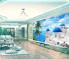 Papel pintado de foto personalizado 3d hermosa vista al mar del castillo del Egeo sala de estar dormitorio Fondo decoración de pared papel tapiz