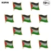 Pin de solapa de bandera de Palestina, insignia de bandera, broche, insignias, 10 Uds. Por lote