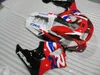 ZxMotor حار بيع Fairings لهوندا CBR900RR CBR 893 1995 1997 أبيض أحمر أسود هدية كيت CBR893 95 97 QW34