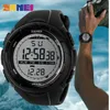 도매 - skmei 남자 스포츠 디지털 손목 시계 큰 다이얼 시계 알람 저항 방수 시계 1025