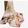 Women pure silk Scarf Luxury Square Scarf Hair Tie Band For Party Shopping Elegant Wrap Handkerchief Bandana Accessories Hand roll5014486