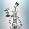 beaker Glass Water Pipes narghilè Bong Thick Oil Rigs Matrix Perc Dab Rig con mulini a vento perc Pipe Bong Wax