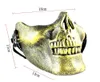 Party Masquerade Masks Halloween Horror Half Chin Plastic Face Shield Human Skull Scary