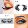 SD series Manual Sharpening 15mm mink lashes 100 Real 3D Mink False Eyelashes Beauty Tools Color lash Soft Natural Eyelash box Nat9382484