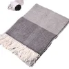 Fashion- cashmere scarves two color stitching female shawl dual thickening long to be free off-Korean wholesale