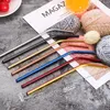 7 Colors Portable Reusable Stainless Steel Straight Bent Straws Drinking Milk Tea Coffee Wedding Supplies