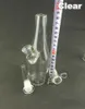 wholesale transparent beaker 3mm glass thickness hookah biao glass sake bottle water tube stick sugar ice 14mm bowl joint