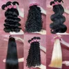 Top Peruwiański Dziewiczy Włosy Kinky Kręcone 9 SZTUK Wiązki 900g Kolor 1b Brazylijski Ludzki Węzeł Wątek Surowy Dziewicy Indian Remy Hair Extensions Najlepsza cena