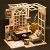 1:24 Kit casa delle bambole in miniatura Kit fai-da-te della casa delle librerie fai-da-te Migliori regali di compleanno per ragazzi Giocattoli educativi