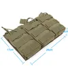 Tactical Mag G36 Triple Magazine Pouch Airsoft Gear Molle Bag Vest Camouflage Fast Patrones Clip Ammunition Carrier Ammo Holerno11-560