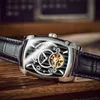 Guanqin 2018 New Watch Men Automatic Tourbillon Skeleton機械式防水ゴールドクロックトップブランド高級Relogio Masculino