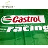 Castrol Racing Flag 3 * 5ft (90 سنتيمتر * 150 سنتيمتر) بوليستر أعلام راية الديكور تحلق المنزل حديقة العلم هدايا احتفالية