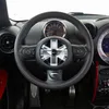 Union Jack Car Steering Wheel Panel Center Cover Sticker Molding Trim Sticker för Mini Cooper R55 R56 R60 R61 Styling Accessories213q