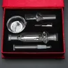 10mm Micro neactar collect kit Mini smoke NC Kits with Stainless Steel Tip Glass Bowl for water Pipe Small Oil Rigs dag rig