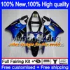 Karosserie für KAWASAKI ZX600 600CC ZZR600 2005 2006 2007 2008 Karosserie 219MY.6 Schwarze Flammen ZX600CC ZZR-600 ZZR 600 05 06 07 08 Vollverkleidung