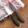 Nuevo producto comando cuchillo recto D2 hoja G10 mango equipado militar supervivencia hoja recta herramienta hoja fija cuchillo de caza manual EDC