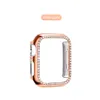 Protecteur d'écran pour iWatch 4 44mm 40mm 42mm 38mm 3D Diamond Bumper Cover + Protecteur d'écran pour Smart Watch 4 3 2 1 Series avec Retail Box