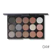 Ucanbe Brand Professional 15 Earth Colors Matte Eyeshadow Palette Pigments Makeup Shimmer Eye Shadow Powder Contour Cosmetic Set