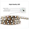 DC5V WS2813 led pixel strip light 5050 RGB 3060144led fita led BlackWhite PCB endereçável3568962