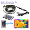 Striscia LED USB intercambiabile RGB 5050 Luce LED flessibile fai-da-te Controllo Bluetooth / Controllo musica Illuminazione di sfondo TV LED